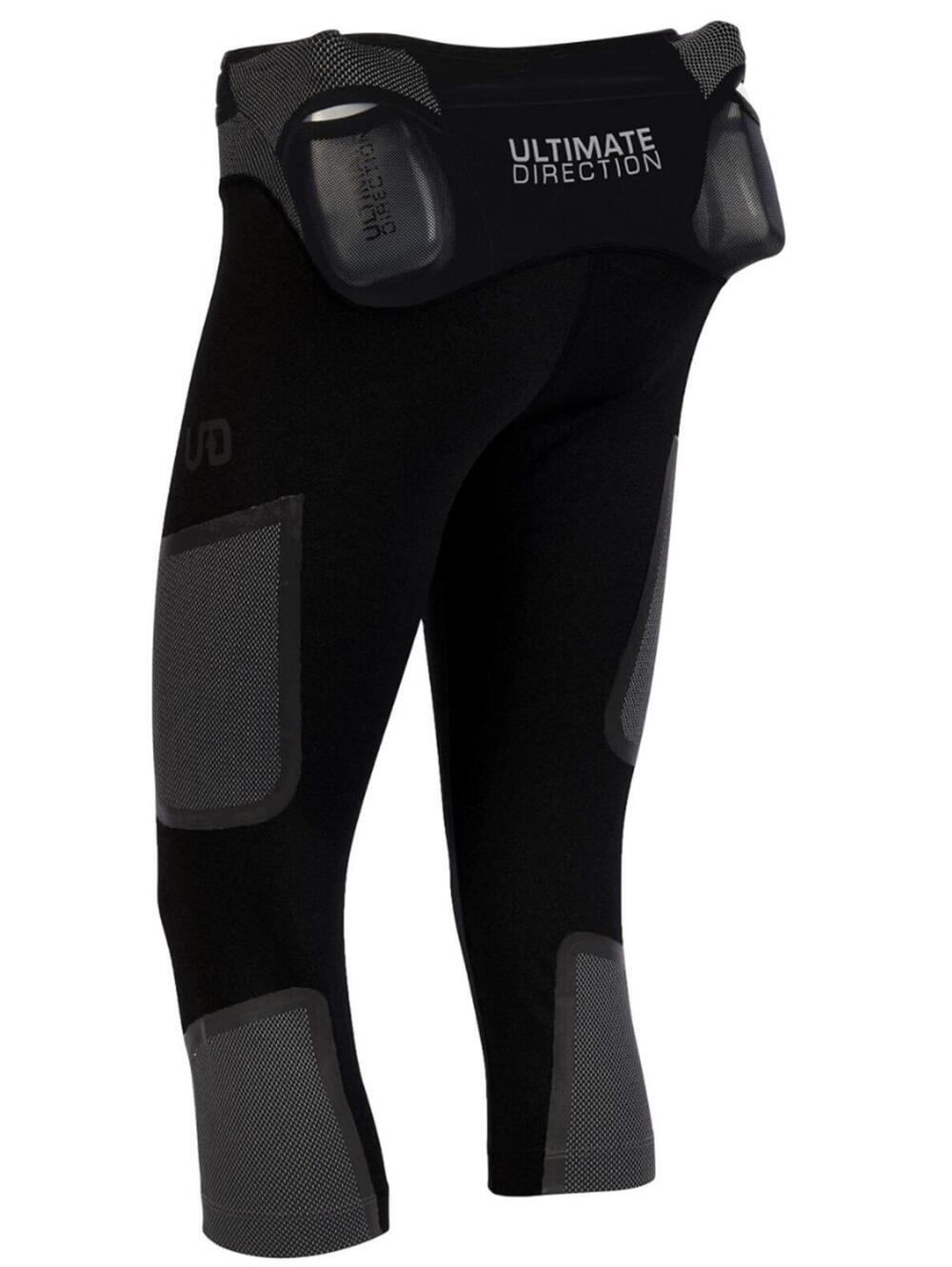 New with Tags Ultimate Direction Women's Black Onyx Size Medium Hydro 3/4 Tight